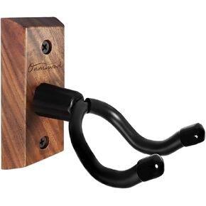 Ukulele Wall Mount Hanger, Ash Hardwood U-Shaped Ukulele Holder Hanger, Ukulele Wall Mount Hook for Ukulele Banjo Mandolin Concert Pineapple Soprano Tenor and Baritone