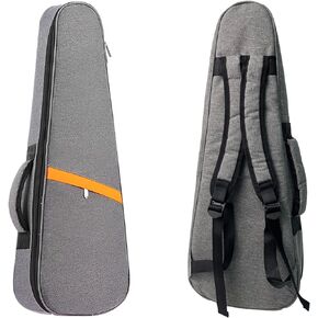 Miwayer Ukulele Case 12MM Sponge Padding Handles Waterproof Dustproof Shockproof Ukulele Bag for Concert Soprano Tenor Ukulele (Soprano-21 inch-Blue)