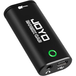 JOYO Guitar Audio Interface Pocket بطاقة صوت تسجيل داخلية مع نوع C وLightning للبث المباشر عن طريق الهاتف والكمبيوتر المحمول التوصيل والتشغيل (MOMIX CAB) in Saudi Arabia