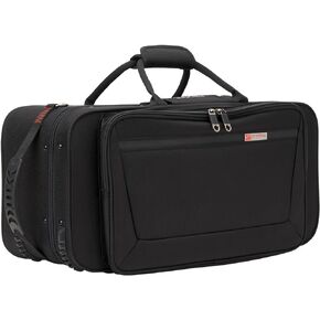 Protec Trumpet Rectangular PRO PAC Case with Mute Storage Compartment, Model PB301 Black