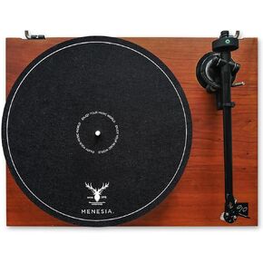 12 Inch Turntable Mat, Slip mat for Vinyl LP Record Player Mat, Anti Static Turntable Platter Mat, Slip mats for turntables(black)