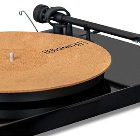 CoRkErY Recessed Turntable Mat - 1-8" Cork Turntable Mat & Anti Static Slipmat for Damped Resonance - Turntable Slipmat for Cleaner Audio Output, Vinyl Cork Mat & Slipmat Record Player