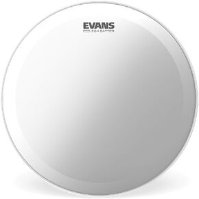 Evans EQ4 Frosted Bass Drum Head, 18 Inch