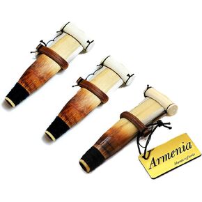 SET of 3 Semi-Professional ARMENIAN DUDUK REEDS key A - handmade Ramish Oboe Balaban Woodwind Instrument - Mey Ney