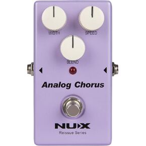 NUX Analog Chorus Guitar Effect Pedal the legendary chorus sound from the 80's, authentic Chorus effect from warm subtle shimmer to near-vibrato wobbles