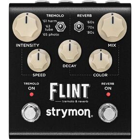 Strymon Flint V2 Tremolo and Reverb Guitar Effects Pedal for Electric and Acoustic Guitar, Synths, Vocals and Keyboards