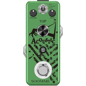 Acoustic Pedal Guitar Effect for Electric Analog AC Stage Pedals Acoustic Simulator Guitar Pedal Pizeo Standard Jumbo 3 Modes True Bypass