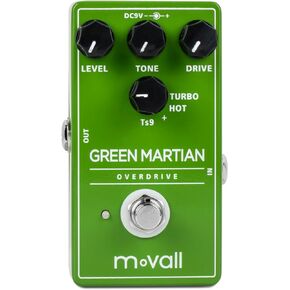 Overdrive Guitar Effect Pedal - Movall MP105 Green Martian