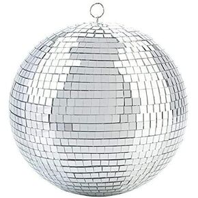 Alytimes Mirror Disco Ball -4-Inch Cool and Fun Silver Hanging Party Disco Ball –Big Party Decorations, Party Design (4 inch)