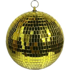 8" Mirror Disco Ball - Cool and Fun Hanging Party Disco Ball for Big Party Decorations, Party Design、Decorate (8 inch, Blue)
