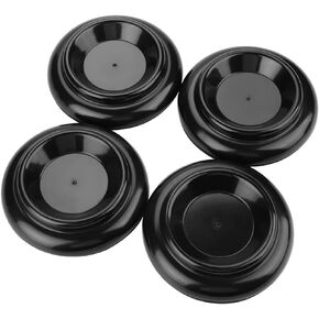 Alomejor Piano Foot Pads Upright Piano Caster Cups Furniture Legs Pad for Set of 4 Furniture Leg Pads Plastic Set of 4