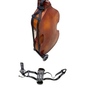 Yinfente Upright Bass Cart Bass Wheel Alternative Transport Carry String Bass Dolly Transport Double bass Strong Durable