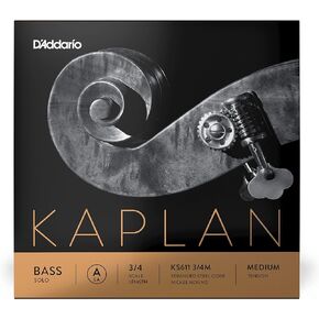 D'Addario KS611 3/4M Kaplan Solo Double Bass A String, 3/4 Scale, Medium Tension