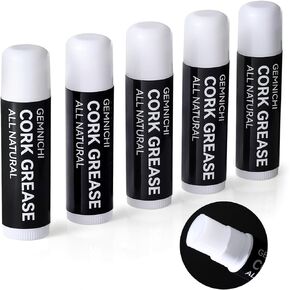 Clarinet Cork Grease 5 Pack, All-Natural Cork Grease for Clarinet, Alto/Tenor Saxophone & Oboe Woodwind Instruments Accessories