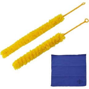 قطعتان من فرشاة تنظيف المزامير، فرشاة تنظيف الفلوت، فرشاة تنظيف الفلوت المتوافقة مع أجزاء مزمار النفخ الخشبية in Kuwait