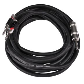 Seismic Audio BS12Q35 Pro Audio Banana to Speakon 12-Gauge 2 Conductor 35-Feet Speaker Cable