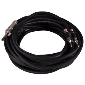 Seismic Audio BS12Q35 Pro Audio Banana to Speakon 12-Gauge 2 Conductor 35-Feet Speaker Cable