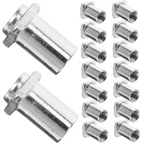 SUPVOX 20pcs Drum Repair Tools Floor Drum Part Floor Drum Nuts Tom Drum Spare Parts Tom Lug Swivel Nuts Metal Guitar Pegs Floor Drum Supply Square Sealed Pegs Drum Stand Iron Ballad M5