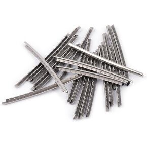 أسلاك روباتون نصف كروية لجيتار الجيتار 18 سلك فريت واير نيكل كوبرونيكل 2.0 مم 20 فريت مقطوعة مسبقًا متوافقة مع غيتار صوتي مقاس 41 بوصة استبدال لوحة أصابع الجيتار الكلاسيكي باللون الفضي. in Kuwait