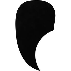 IKN Acoustic Guitar Pickguard Anti-Scratch Guard Plate Self Adhesive Tear or Water Drop Shape Pick Guards for Folk Acoustic Guitar(Black)