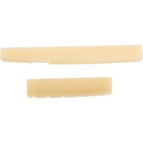 Unbleached Acoustic Guitar Bone Nut & Saddle Set for YMH LL &A Series Acoustic Guitar 44mm / 75mm