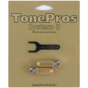 TonePros Locking Studs-US Thread Nickel (Nickel)