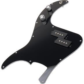 Guitar Prewired Loaded Pickguard for Fender Precison P Bass Part Black