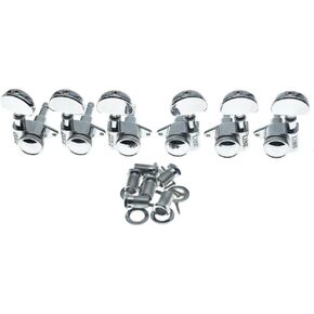 KAISH Black 3+3 Guitar Locking Tuners 21:1 Locking Tuning Machines Guitar Locking Tuning keys for USA LP/Les Paul/SG/ES or Acoustic Guitars
