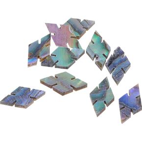 Musiclily Pro 11.5mm Natural Paua Abalone Shell Diamonds Snowflake Guitar Fretboard Inlay Dots (Set of 10)