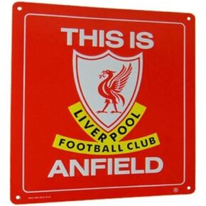 Liverpool FC. This is Anfield Metal Sign