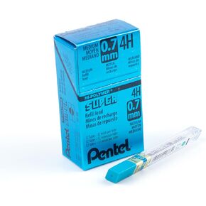 Pentel Super Hi-Polymer Lead Refill, (0.7mm) Medium, HB, 360 Pieces of Lead (C27-HB)