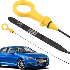 مؤشر مقياس مستوى زيت المحرك مناسب لـ 2008-2013 Audi A3 2009-2017 A4 A5 Quattro 2011-2015 Q5 2012-16 Q3 | باسات B6 جيتا استبدال عصا قياس السيارات 06H115611E