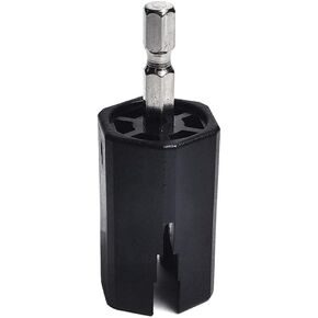 Hexagonal Guitar String Winder Head Diy Maintenance Tool Accessories Winder Drill Plug String Peg Puller For Guitar Bass