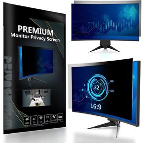 32 Inch Computer Privacy Screen Filter for 16:9 Widescreen Computer Monitor Computer Screen Protector Computer Screen Privacy Shield Anti Glare and Blue Light