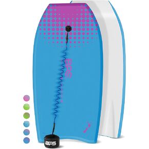 BPS 'Storm' Bodyboard with Premium Coiled Leash - Lightweight with EPS Core, Durable for All Wave Conditions