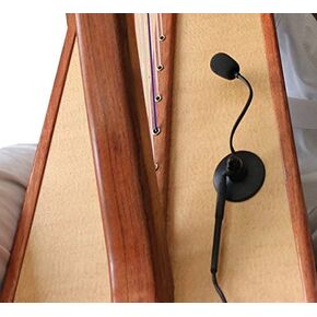 Myers Pickups The Feather Pedal Harp Pickup with Flexible Micro-Gooseneck