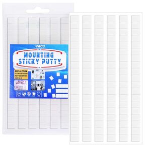 Aneco 96 Pieces Reusable Mounting Putty Adhesive Poster Tacky Putty Removable Non-Toxic Mounting Tacky Putty for Home and Office (Blue)
