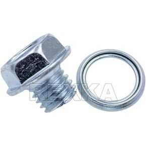 Rexka 2 Sets Transmission Drain Plug with Gasket 90341-10011 & 35178-30010 for Toyota Lexus 4Runner,Sequoia,Tacoma,GX460,ISF,IS250,IS350