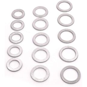 UTSAUTO Oil Crush Washers/Drain Plug Gaskets 15 Packs Replacement for Part # 94109-20000, 94109-14000, 90471-PX4-000 for Honda Accord Acura Civic Ridgeline Odyssey CRV CR-V Pilot Fit Element