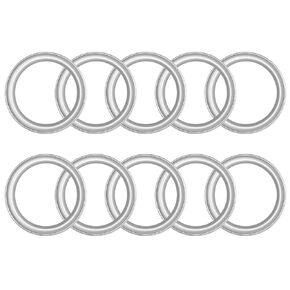 M16 Oil Drain Plug Gaskets Crush Washers Seals Rings Fit for BMW Motorcycle, Replacement for The Part # 07 11 9 963 252, 10 Pack