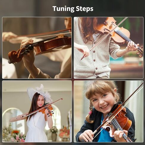 Idffdvw Violin For Kids & Adults - 4/4 MV300 Satin Antique, Student or Beginners Kit w/Case, Bow, Extra Strings, Tuner, Lesson Book - Stringed Musical Instruments in Kuwait