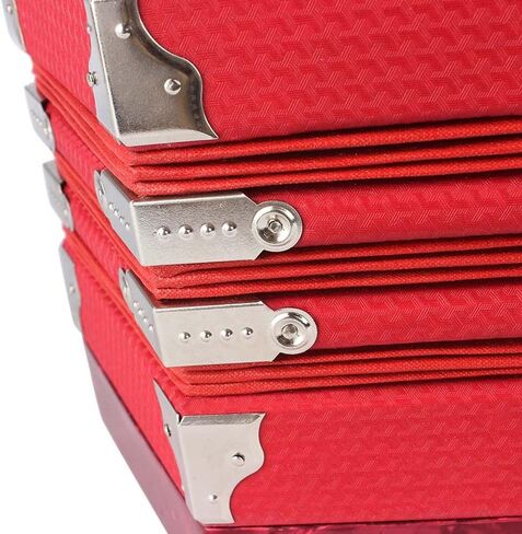 summina Concertina Accordion Anglo-style concertina accordion 20-Button 40-Reed Anglo Style with Carrying Bag Leather Hand Strap Red Pine Red in Saudi Arabia