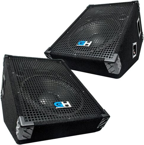 GH12M - شاشة عرض سلبية للأرضيات / المسرح مقاس 12 بوصة بقدرة 350 وات RMS - مسرح PA/DJ، واستوديو، وشاشة صوت مباشر مقاس 10 بوصات in Kuwait