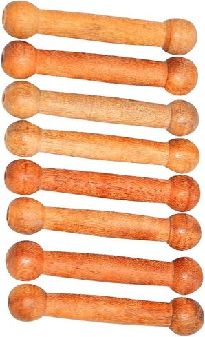 أعواد ضبط الطبلة الخشبية من ساتنام (جاتا) - مجموعة من 8 مكعبات ضبط in Kuwait