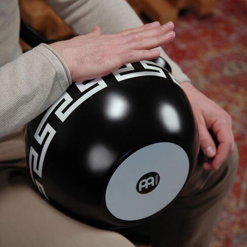 Meinl Percussion IBO Drum، جسم كبير من الألياف الزجاجية مع سطح لعب دائري إضافي - غير مصنوع في الصين - يتضمن منفذ ميكروفون وقاعدة إسفنجية مبطنة، ضمان لمدة عامين، أسود (ID4BKO) in Saudi Arabia