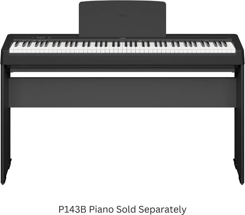 Yamaha 88-Key Digital Piano Bundle with Furniture Stand for P143B Model (P143B & L100B) in Saudi Arabia