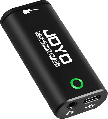 JOYO Guitar Audio Interface Pocket بطاقة صوت تسجيل داخلية مع نوع C وLightning للبث المباشر عن طريق الهاتف والكمبيوتر المحمول التوصيل والتشغيل (MOMIX CAB) in Saudi Arabia