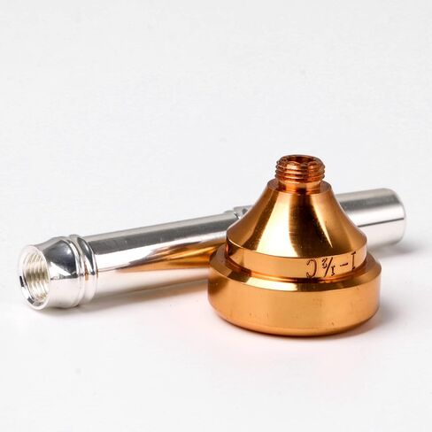 Yibuy Trumpet Mouthpiece Brass Gold Plated 8.8cm Long 2.2cm Wide Suitable for Trumpet Set of 4 in Saudi Arabia