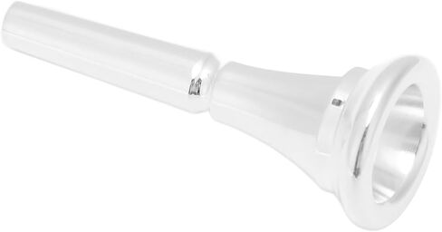 Silver Horn French Horn Mouthpiece Brass Standard Replacement for Novice and Professional Players Silver in Saudi Arabia