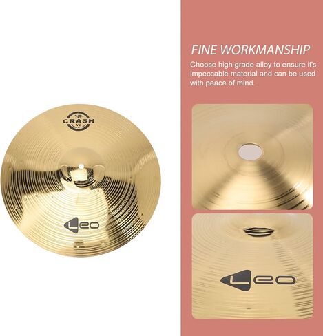 Vaguelly Cymbals Drum Cymbal for Practice Crash Cymbal Low Volume Cymbal Percussion Cymbal China Cymbal Jazz Drum Replacement Part Drum Hardware Percussion Drum Alloy Bass in Saudi Arabia